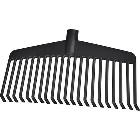 Rastrillo para hojas sin mango de 380 mm y 21 agujas, ideal