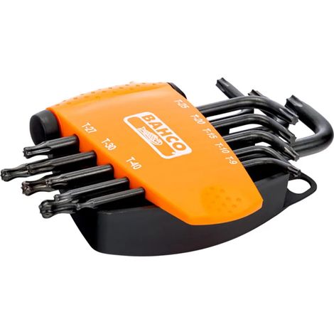 Chiavi torx Bahco be-9675 finitura fosfatata portachiavi compatto