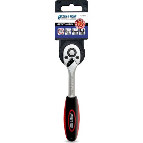 Chiave a cricchetto dedra ratchet wrench 72 denti manico ergonomico