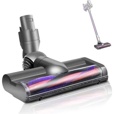 Head of brush of vacuum compatible with Dyson V6 DC58 DC59 DC61 DC62 DC72 DC74, pieces of replacement compatible with SV04 SV06 SV09, brush engine to torque high, brush to roll to drive di (1/5)