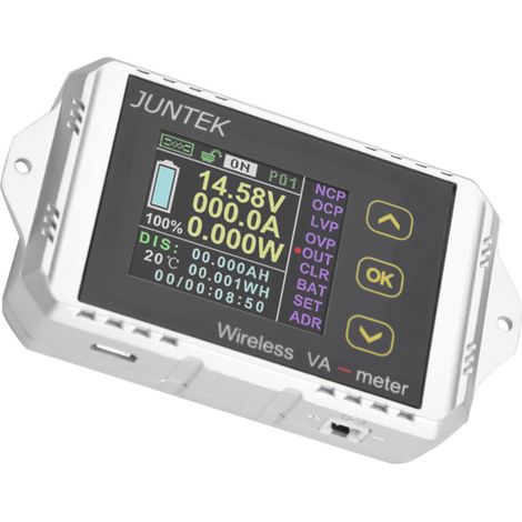 Testeur de puissance wattmètre CC sans fil avec écran LCD couleur (VAT-1300, 0-300 A 0-100 V) (1/5)