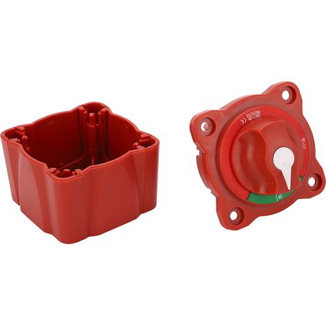 Interrupteur de batterie pour bateau avec bouton marche/arrêt ignifugé, circuit unique, 48 V CC, 300 A (1/5)