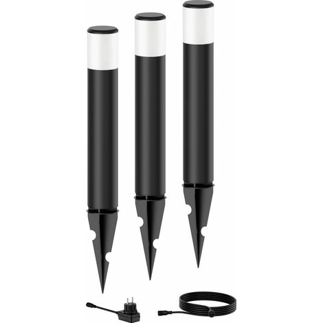Philips GardenLink Purex Borne avec piquet (Noir) Lumière blanche chaude - Lot de 3 (1/4)