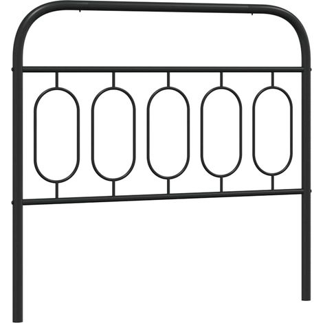 Maison Exclusive - Testiera di Ricambio in Metallo Nero 107 cm