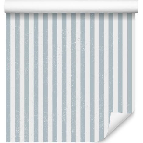 Papel pintado con rayas verticales vintage de 50x1000 cm. (1/5)