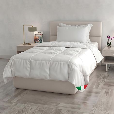 Piumino Estivo Prestige, Piumino Leggero Matrimoniale, Traspirante Trapunta Imbottita Matrimoniale Primaverile 100% Lavorata in Italia, Lavabile in Lavatrice(Matrimoniale, 250x200cm) (1/5)