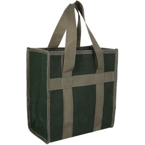 Pair - Grand sac de rangement pour outils d'entretien, épais, résistant à l'usure, capacité Portable multifonctionnelle, toile verte 084-4 (1/5)