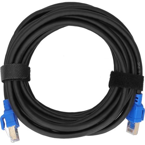Câble Ethernet Cat8 40Gbps 2000MHz avec Connecteurs RJ45 Dorés pour Réseaux, Routeurs et Hubs (5m) (1/5)
