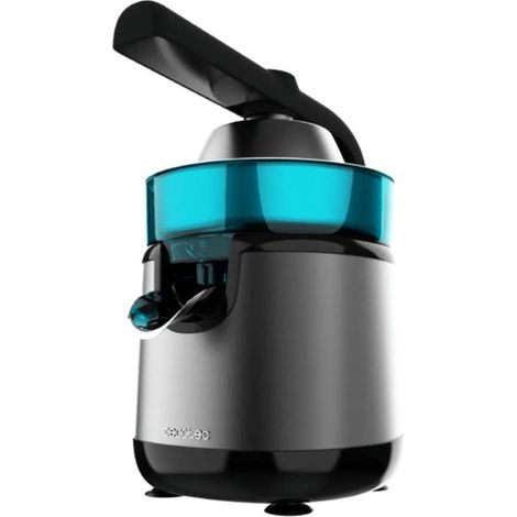 Cecotec 03894 EssentialVita Hyden 120 Hybrid Spremiagrumi Elettrico 120 W 250 ml 2 Coni colore Nero Turchese