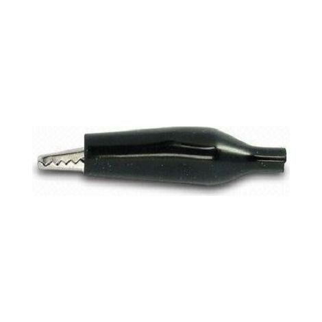 Clip a coccodrillo nere/5 pezzi 35 mm
