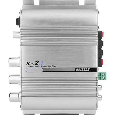 12V 2.1-Kanal-Auto-Verstärker mit Subwoofer – Leistungsstarker Mini-Verstärker für Hi-Fi-Klang und tiefe Bässe