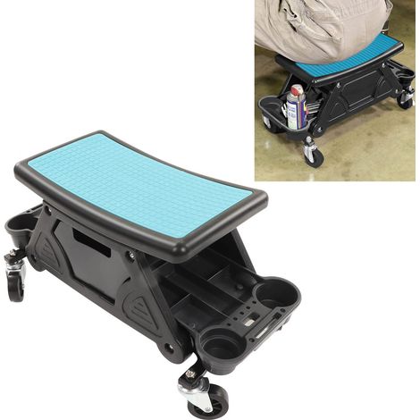 Chariot à outils pour lavage et entretien automobile, armoire à outils, chariot mobile, rangement multi-niveaux (1/5)