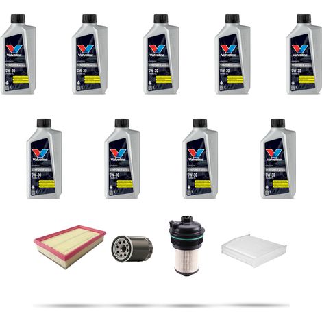 Kit tagliando 4 FILTRI e 9L OLIO compatibile con Ford Transit Custom 2.0 Ecoblue 136kw dal 2019 (1/5)
