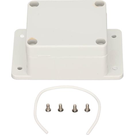 Boîtier de jonction en plastique IP65 étanche, coffret de protection avec oreilles fixes pour équipement électronique et borniers (1/5)