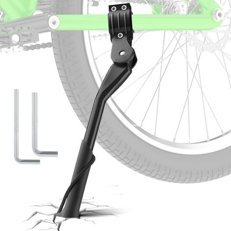 Béquille de Vélo Réglable en Hauteur, Fond Antidérapant en Silicone pour 24 à 29 Pouces, VTT, Vélos Électriques, Randonnée et Ville (1/5)