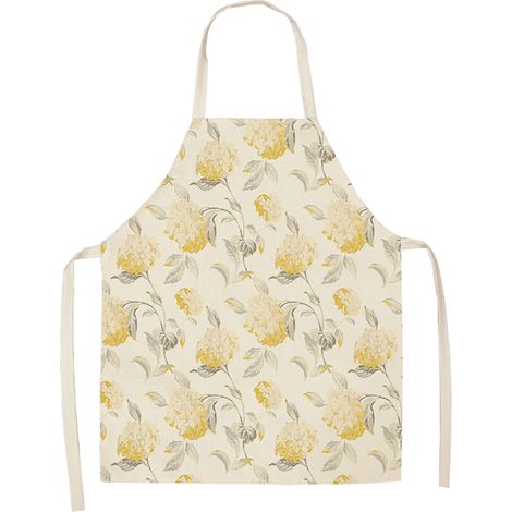 Tablier De Cuisine - Motif Floral Végétal - Imperméable Et Résistant - Pour Cuisson Et Pâtisserie - 1 Pièce (1/2)