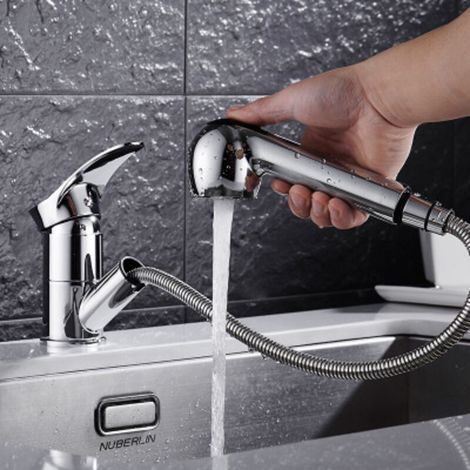 Robinets Mitigeur Extractible Salle De Bain Robinet Deux Modes Multifonctionnel 360 Degrés Mitigeur Mitigeur Mitigeur (1/5)