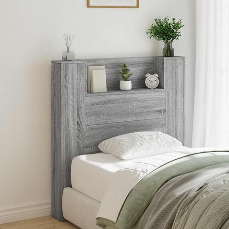 vidaXL Tête de lit Sonoma gris Bois d'ingénierie