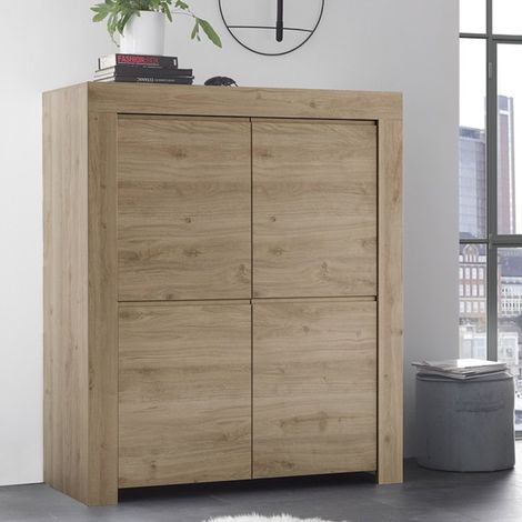 Credenza 4 ante linea Clear in Rovere Cadiz (1/4)