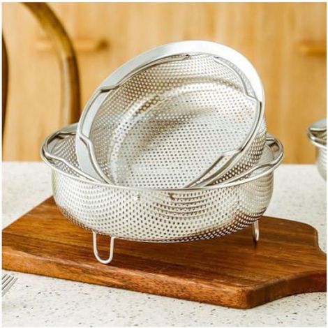 Panier Vapeur - Acier Inoxydable 304 - Pour Cocotte Minute 14 À 24 Cm - XL (1/5)