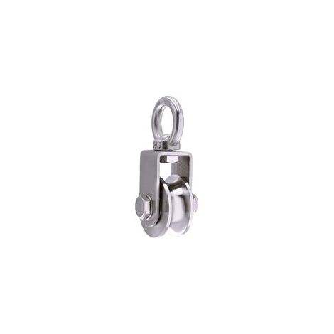 Poulie Levage 500kg - 2 Roulements - 48mm - Inox 304 - Usage avec Câbles (1/5)