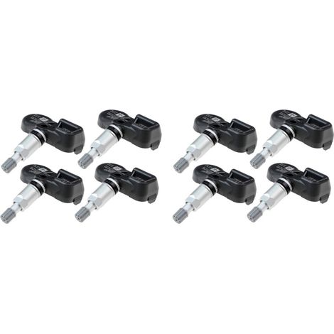 Otto sensori di monitoraggio della pressione degli pneumatici (TPMS) adatti ai modelli Toyota Avensis, Auris, RAV4, Yaris e Verso. Codici ricambio: 42607-02031, 4260702031, 42607-02030, 42607-30070
