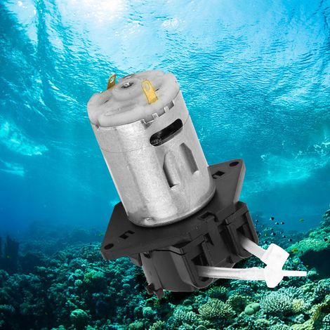 Pompe doseuse 12 V 1x3 à tube péristaltique DIY pour analyse chimique en laboratoire d'aquarium (1/5)