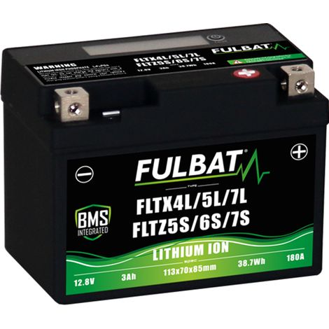 Batterie Lithium Fulbat FLTX4L/5L/7L – FLTZ5S/6S/7S 12.8V