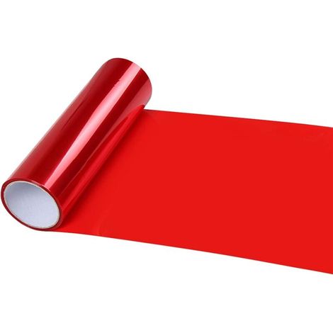 Pellicola oscurante per fari auto – 120 x 30 cm, rossa, effetto cangiante, leggera e facile da applicare