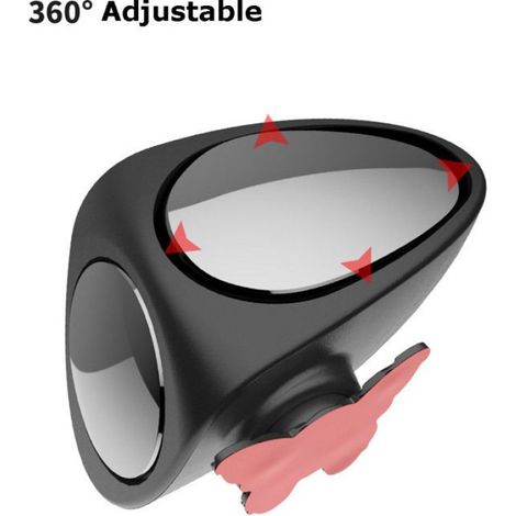 Miroir Convexe Anti-point Mort - Vision 360° Pour Rétroviseur Extérieur Droit - Universel Voiture SUV Camion - 7,5 x 5,5 x 6 cm (1/5)