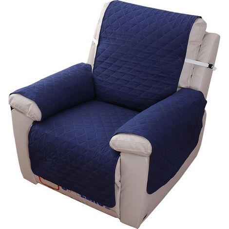 Jaotto Housse de Canapé Imperméable Housse Canapé Reversible à l'eau Housse Canapé Anti Poils Animaux Protecteur de Canapé Universelle pour Chiens,Bleu (1/5)