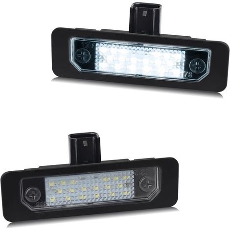 2 luces LED para matrícula – Blanco 6000K – Aptas para Ford Flex, Focus y Fusion (1/4)