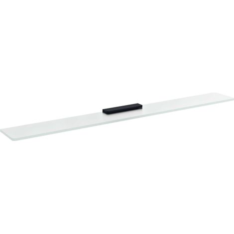 Sapho Pirenei - Étagère, longueur 80 cm, verre dépoli/noir MY009B-06 (1/2)