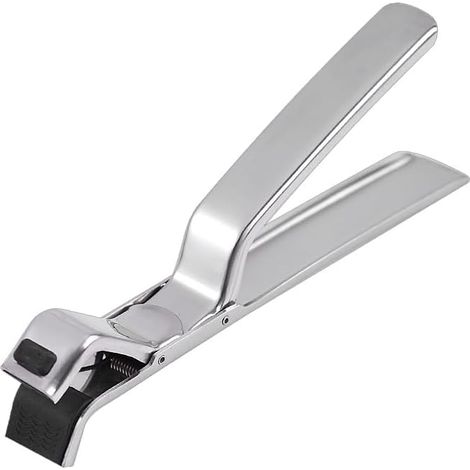 BEBUSINGOTO Pinzas de cocina anti-escaldaduras, pinzas para sujetar recipientes calientes, clip de acero inoxidable anti-escaldaduras para sujetar platos, abrazadera para herramientas de cocina (1/5)