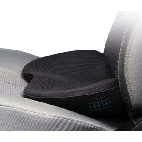 Coussin de siège auto pour conducteur, coussin rehausseur épais, coussin pour soulager les douleurs lombaires en toutes saison (1/4)