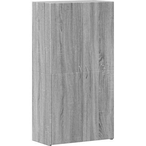 Maison Exclusive - Schedario Grigio Sonoma 60x32x115 cm in Legno Multistrato