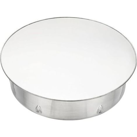 BARKBUSTERSCouvercle de cheminée, étanchéité réglable, couvercle de trou rond, adapté aux tuyaux de diamètre 200 mm, argent (1/5)