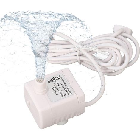 Pompe à eau submersible USB pour fontaine à eau pour chat et aquarium, débit réglable, silencieuse, 5V