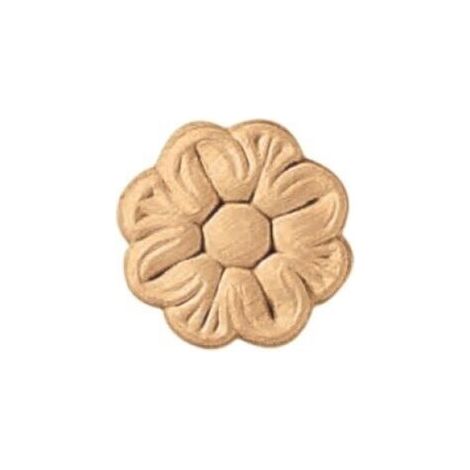 Fregio decorazione in legno cod 13117 - ø mm 43 (1/2)