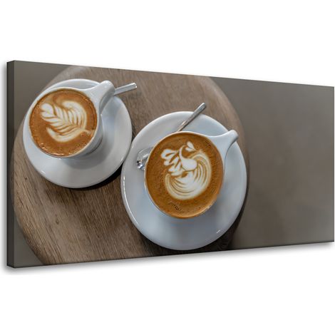 Leinwanddruck „Küchenkaffeetassen“, 80 x 40 cm