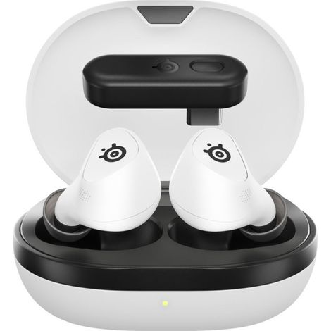 Steelseries Arctis Gamebuds Auriculares Inalámbrico Dentro De Oído Juego Bluetooth Blanco