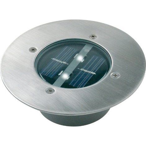 Foco solar redondo 0,12 W plateado 5000.197 Ranex (1/5)