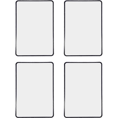 Lot de 4 loupes de lecture grossissantes 3X pour seniors-18X12CM-transparent (1/3)