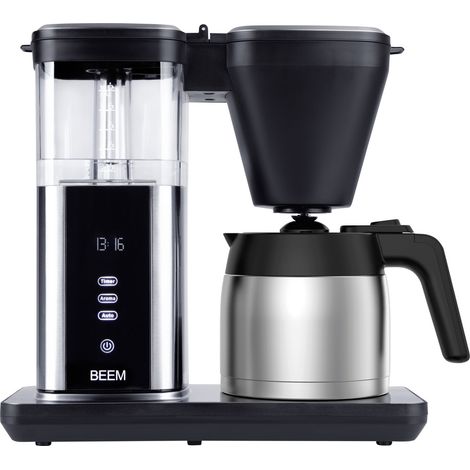 BEEM 03890 Kaffeemaschine Schwarz, Silber  Fassungsvermögen Tassen=10 Isolierkanne, Timerfunktion, W