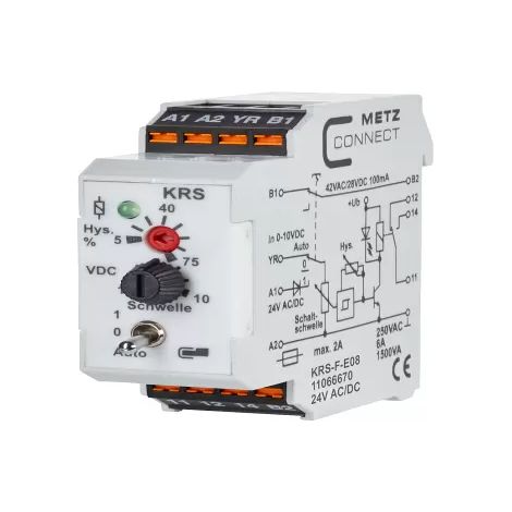 Schwellwertschalter 24, 24 V/AC, V/DC (max) 1 Wechsler Metz Connect 11066670 1 St. (1/2)