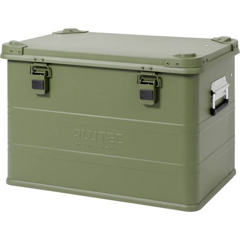 Caisse de transport Alutec INDUSTRY 13073Green aluminium (L x l x H) 580 x 385 x 410 mm (1/2)