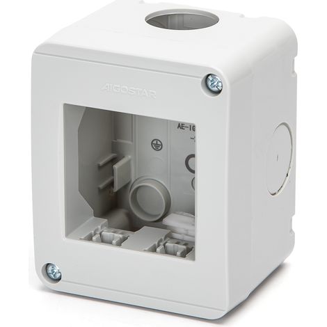 Aigostar cassetta elettrica portafrutti a 2 vie da superficie compatibile Serie BTicino Matix