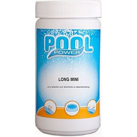 Pool Power - Schwimmbadreiniger - Long mini Chlortabletten 20 gram