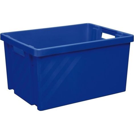 Bac Industrie Novap 30l Bleu Gerbable & Emboîtable - Novap