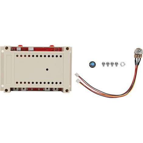 Variateur de vitesse PWM 12V 24V 48V 60A. contrôleur de moteur haute puissance 10-50V 3000W. régulateur de tension DC pour moteur à courant continu. interrupteur de commande (1/5)